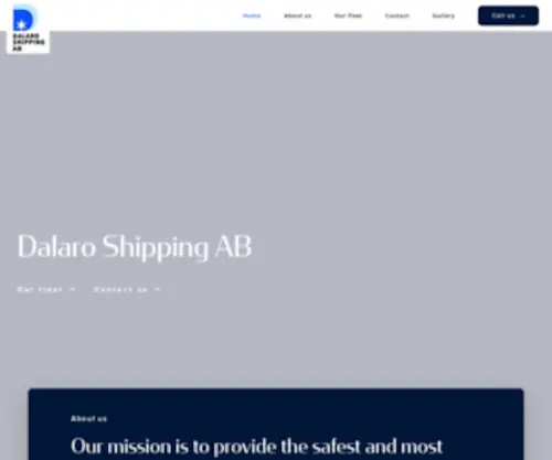 Dalaroshipping.com(Dalaro Shipping AB) Screenshot