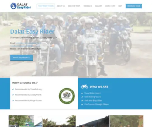 Dalat-Easyrider.com(DALAT EASY RIDER) Screenshot