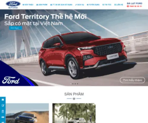 Dalatford.com.vn(Đà Lạt Ford) Screenshot