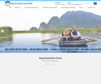 Dalatmuslimtours.com(Da Lat Muslim Tours) Screenshot