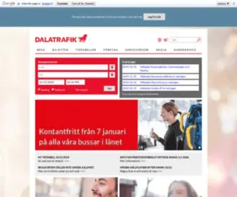 Dalatrafik.se(Det) Screenshot