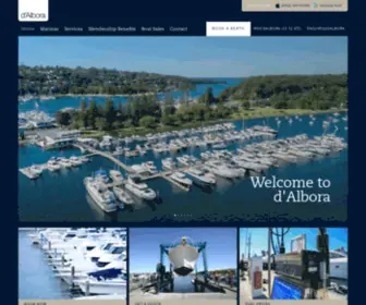 Dalbora.com.au(D'Albora Marinas) Screenshot