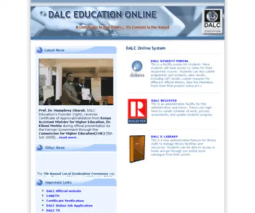 Dalceducation.co.ke(DALC EDUCATION) Screenshot