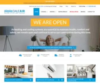 Daleair.com.au(Heating & Cooling Sales & Installation Melbourne) Screenshot