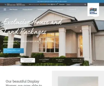 Dalealcock.com.au(Home Builders Perth WA) Screenshot