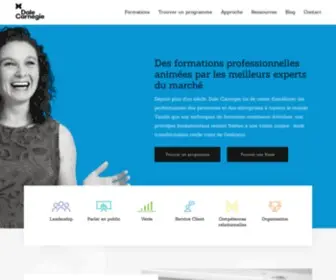 Dalecarnegie.fr(Formation Leadership Management Communication) Screenshot