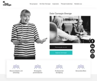 Dalecarnegie.se(Kommunikationskurser och Ledarskapskurser) Screenshot