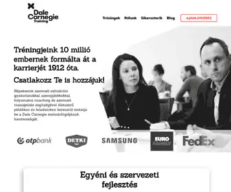 Dalecarnegietraining.hu(Dale Carnegie Magyarország) Screenshot