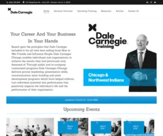 Dalechicago.com(Dale Carnegie Chicago) Screenshot