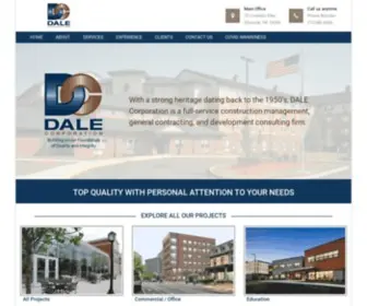 Dalecorp.com(Building on our foundation of quality and integrity) Screenshot