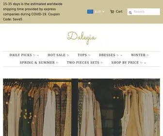 Dalegia.com(Bring U Fresh&Fashionable Design) Screenshot