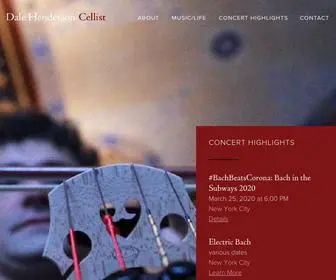 Dalehendersonmusic.com(Cellist Dale Henderson) Screenshot