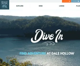 Dalehollow.com(Dale Hollow Lake) Screenshot