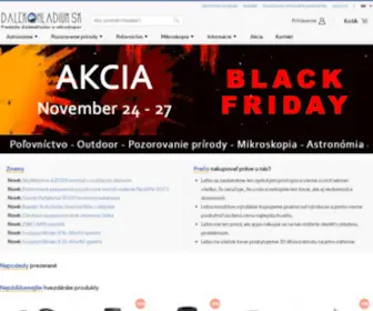 Dalekohlad-Mikroskop.sk(Ďalekohľadium.sk) Screenshot