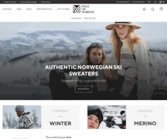 Daleofnorway.com(Dale of Norway) Screenshot