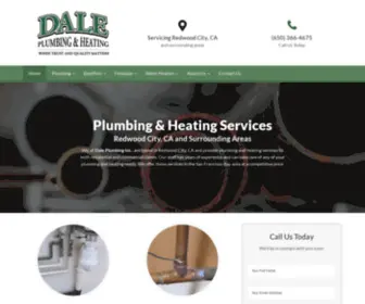 Daleplumbinginc.com(Dale Plumbing Inc) Screenshot