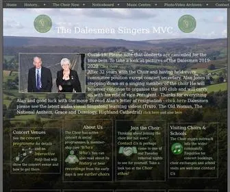 Dalesmensingers.net(Dalesmen Singers) Screenshot