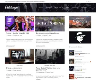 Daletango.com(Tango Argentino) Screenshot