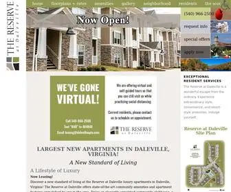 Dalevilleapts.com(Apartments in Daleville) Screenshot