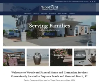 Dalewoodwardfuneralhomes.com(Woodward Funeral Homes and Cremation Services in Daytona Beach & Ormond Beach) Screenshot