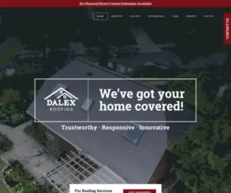 Dalexroofing.com(Roof Replacement & Repair in Buffalo and Western NY) Screenshot