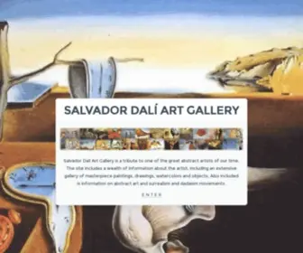 Dali-Gallery.com(Salvador Dalí Art Gallery) Screenshot