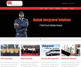 Daliahsolutions.com(A Total Security Solutions Company) Screenshot