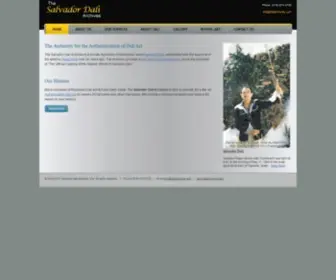 Daliarchives.com(Salvador Dali Archives) Screenshot