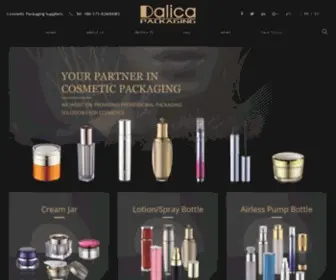 Dalicapkg.com(Cosmetic Jars/Bottles Containers) Screenshot