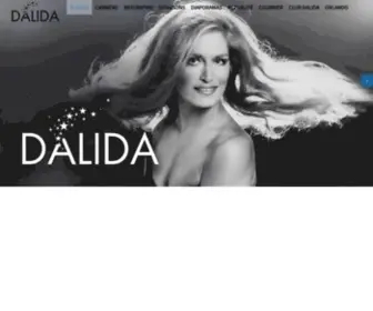 Dalida.com(Dalida site Officiel) Screenshot
