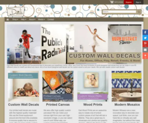 Dalidecals.com(Wall) Screenshot