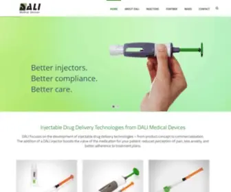 Dalimed.com(Dali Medical Devices) Screenshot