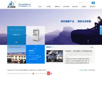 Dalishen.com(杭州大力神医疗器械有限公司) Screenshot