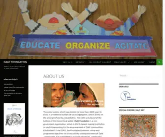 Dalitfoundation.net(Working for the empowerment of Dalit communities) Screenshot