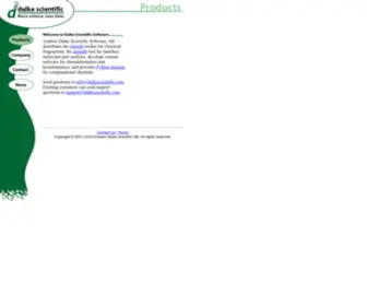 Dalkescientific.com(Dalke Scientific Software) Screenshot
