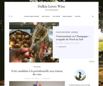 Dalkialoveswine.com(Dalkia Loves Wine) Screenshot