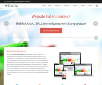 Dall.nl(Website laten maken) Screenshot