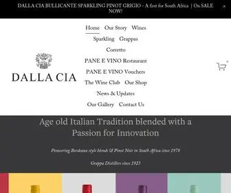 Dallacia.com(Age old Italian Tradition blended with a Passion for Innovation) Screenshot