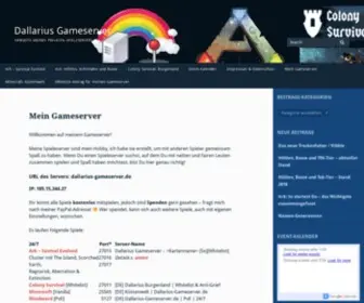 Dallarius-Gameserver.de(Eine weitere WordPress) Screenshot