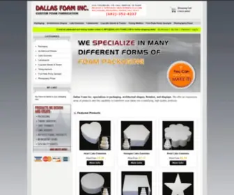 Dallas-Foam.com(Dallas Foam) Screenshot