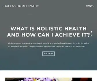 Dallas-Homeopathy.com(YOUR ULTIMATE DESTINATION FOR BETTER HEALTH) Screenshot
