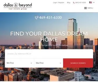 Dallasandbeyond.com(Dallas & beyond real estate group) Screenshot