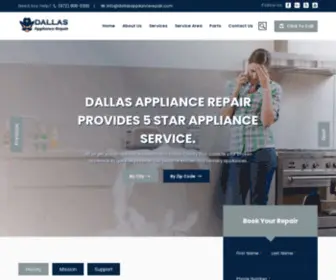 Dallasappliancerepair.com(Dallas Appliance Repair) Screenshot