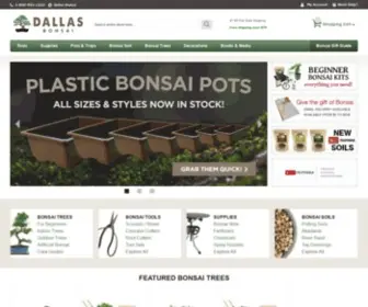 Dallasbonsai.com(Dallas Bonsai) Screenshot