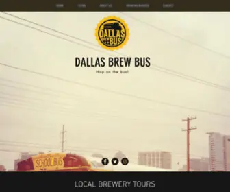 Dallasbrewbus.com(Dallas Brew Bus) Screenshot