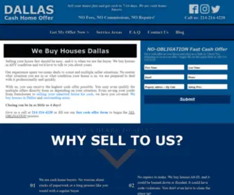 Dallascashhomeoffer.com(Dallas Cash Home Offer) Screenshot