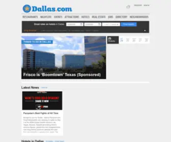 Dallas.com(Dallas Hotels) Screenshot