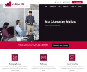 DallascPa.net(CPA Firm Dallas TX) Screenshot
