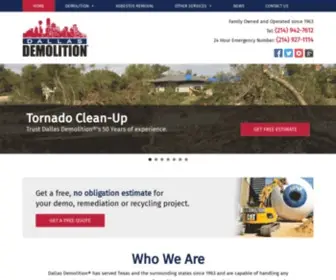 Dallasdemolition.com(Dallas Demolition®) Screenshot