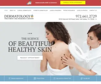Dallasdermcenter.com(Cosmetic Dermatology Dallas) Screenshot